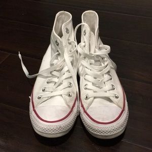 white high top converse